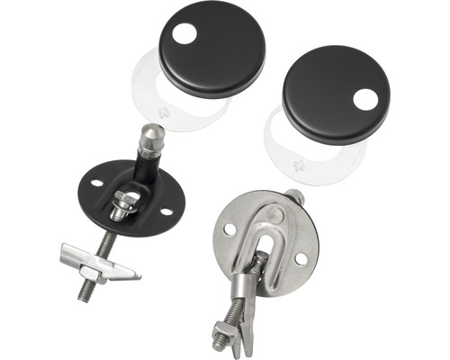 Befestigungsset für Waschbecken inklusive Rosetten