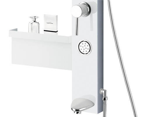 Duschpaneel mit Ablage für Badezimmer
