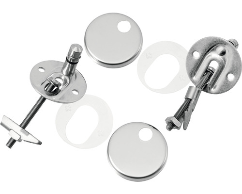 Befestigungsset für WC-Sitze aus Metall