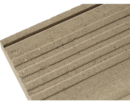 Beton Bordstein mit Rillen