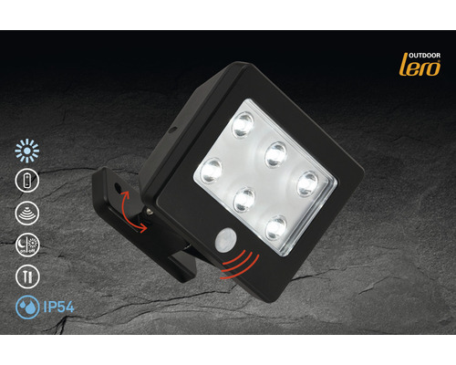 Outdoor Lero LED-Solarleuchte mit Bewegungsmelder