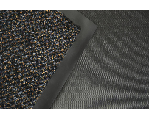 Schmutzfangmatte mit mehrfarbiger Oberfläche und Gummirand