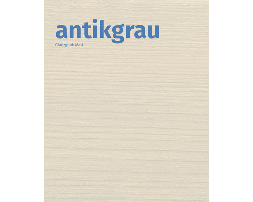 Holzdekor in Antikgrau mit matter Oberfläche