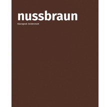 Farbe Nussbraun, Glanzgrad Seidenmatt