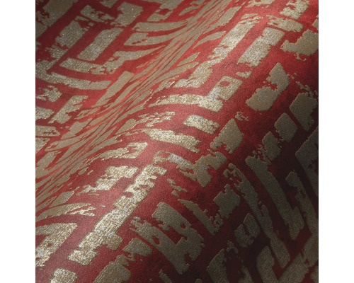 Nahaufnahme einer gemusterten Tapete