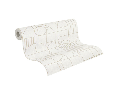 Tapetenrolle mit geometrischem Muster