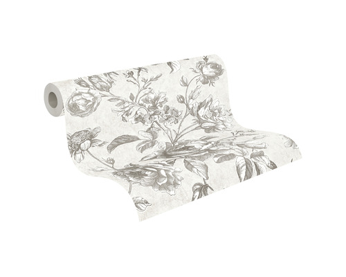 Tapetenrolle mit Blumendekor