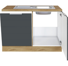Küchenunterschrank mit Spüle und Schubladen