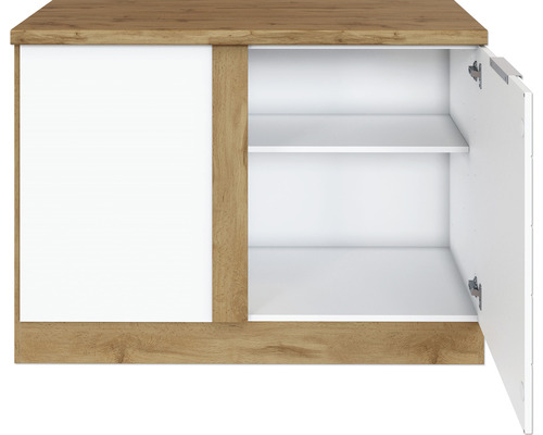 Offener Hängeunterschrank mit Einlegeböden