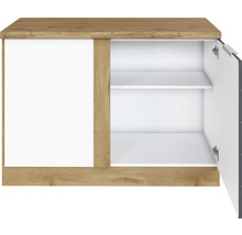 Unterschrank mit einer Tür und zwei Einlegeböden