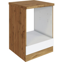 Küchenunterschrank mit Regalfach für den Einbau von Geräten