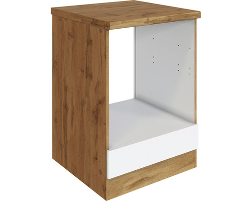 Küchenunterschrank mit Regalfach für den Einbau von Geräten