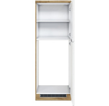 Offener Hochschrank mit Regalböden