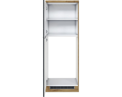 Offener Hochschrank mit Einlegeböden