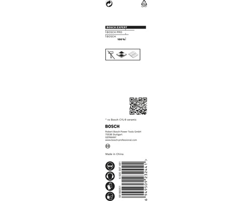 Produktverpackung mit Bosch Expert Kennzeichnung, QR-Code und Barcode.