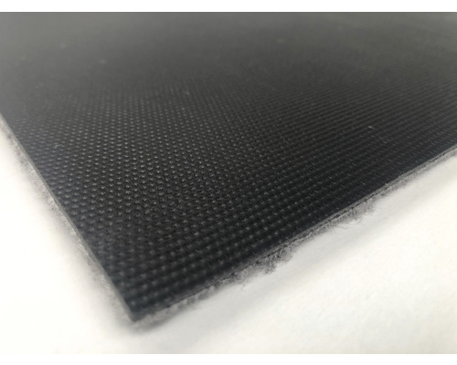 Nahaufnahme einer schwarzen Teichfolie