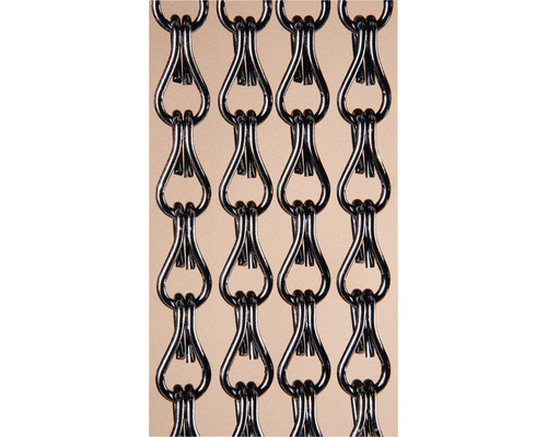 Metallvorhang mit Tropfenförmigen Gliedern