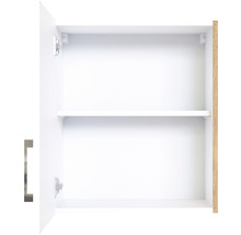 Offener Spiegelschrank mit einem Einlegeboden