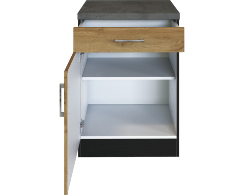 Waschbeckenunterschrank mit Schublade und Tür
