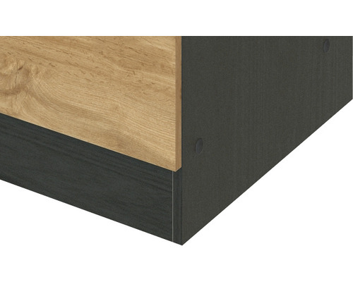 Detailansicht eines Schranks mit Holzstruktur