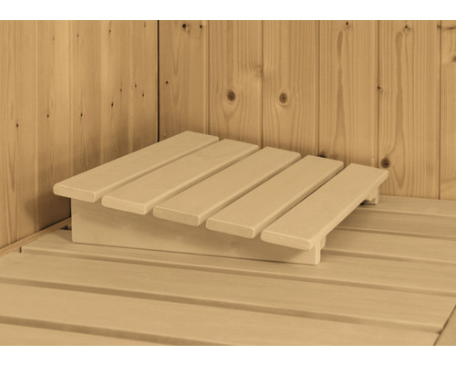 Sauna-Fußbank aus Holz