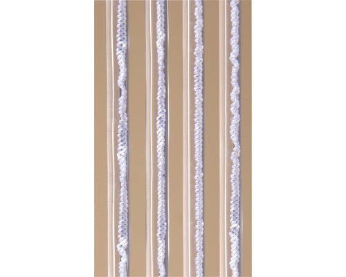 Nahaufnahme von Lamellenvorhangschnüren