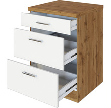 Kommode mit drei offenen Schubladen