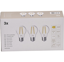 Packung mit drei LED-Leuchtmitteln