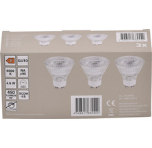 Verpackung mit drei LED Leuchtmitteln GU10