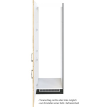 Einbaukühlschrankgehäuse mit Türanschlag rechts oder links für Kühl-Gefrierkombination