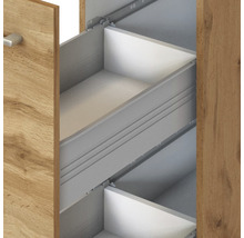 Schrank mit mehreren Schubladen in Holzoptik