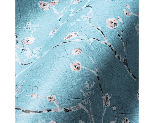 Dekorative Tapete mit floralem Muster