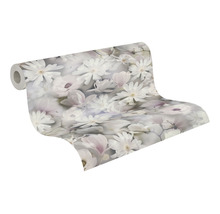 Vliestapete 38722-3 Pint Walls Blumen floral grau-thumb-2