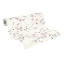 Tapetenrolle mit Blumenmuster