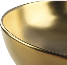 Aufsatzwaschbecken 40x40 cm gold glasiert-thumb-4