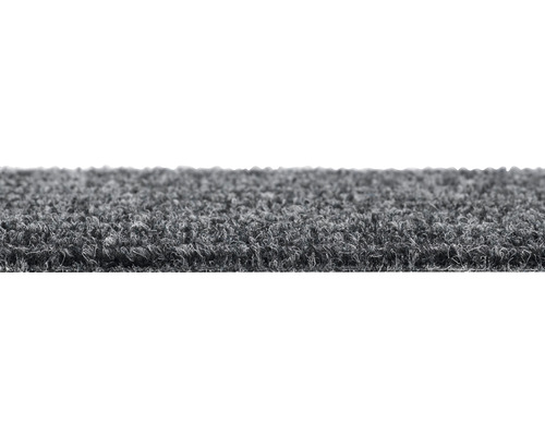 Nahaufnahme eines grauen Teppichs