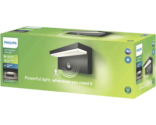 Verpackung einer Philips LED Außenwandleuchte