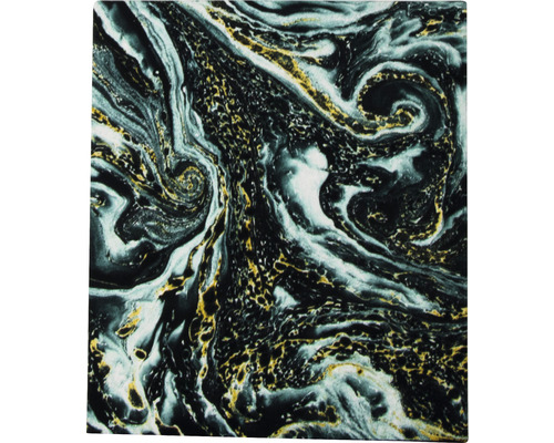 Dekorative Platte mit abstraktem Marmormuster