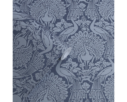 Tapete mit Pfauenmuster