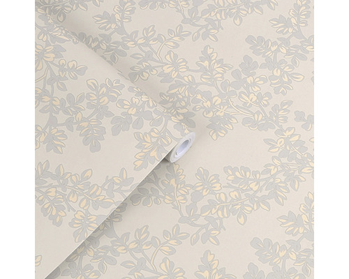 Tapetenrolle mit floralem Muster