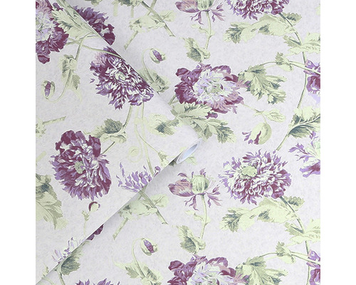 Tapetenrolle mit Blumenmuster