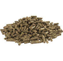 Haufen Holzpellets