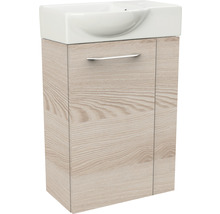 Waschtischunterschrank mit Waschbecken aus Keramik