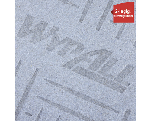 Detailaufnahme von zweilagigen Einwegtüchern