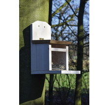 Vogelfutterhaus aus Holz zur Anbringung an einem Baum
