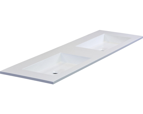 Doppelwaschtisch aus Mineralguss