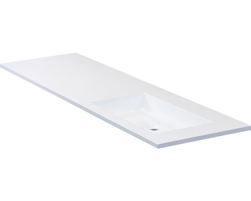 Waschtischplatte mit integriertem Waschbecken