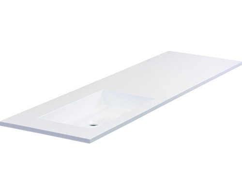 Waschtischplatte mit rechteckigem Becken