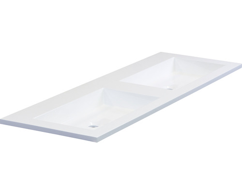 Doppelwaschtisch aus Mineralguss