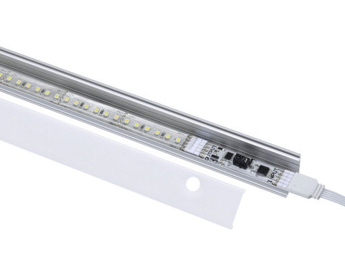 LED-Leuchte mit Aluminiumgehäuse und Kunststoffabdeckung